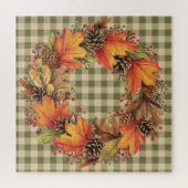 Herfst krans puzzel (Verticaal)