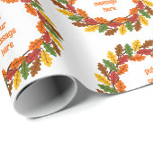 Herfst krans Thanksgiving inpakpapier (Rol Hoek)