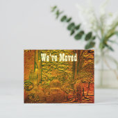 Herfst Kunst Bewegend het Nieuwe Briefkaart van he (Staand voorkant)