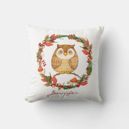 Herfst kwekerij Decor Schattige Kleine Baby Uil He Kussen