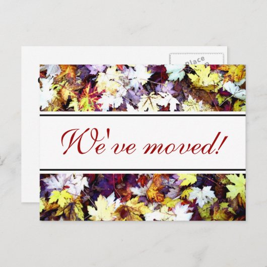 Herfst laat bewegende briefkaarten achter | Herfst (Voorkant / Achterkant)