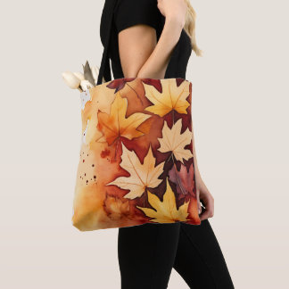 Herfst laat botanische Herfst ontwerp warm seizoen Tote Bag