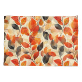 Herfst laat elegantie naadloos patroon achter kussensloop (Achterkant)