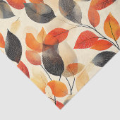 Herfst laat elegantie naadloos patroon achter tissuepapier (Detail)