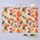 Herfst laat elegantie naadloos patroon achter tissuepapier (Craft)