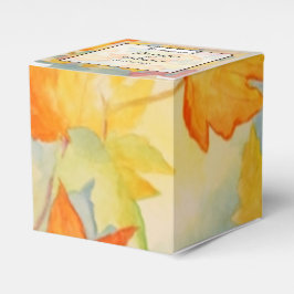 herfst laat gay bruiloft gunst box bedankdoosjes