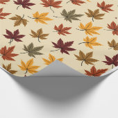 herfst laat Glossy Wrapping Paper Cadeaupapier (Hoek)