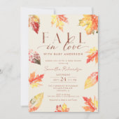 Herfst laat Herfst in Liefde Baby genderneutraal Kaart (Voorkant)