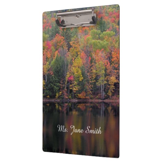 Herfst laat Herfst kleur scène klembord (Links)