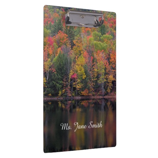 Herfst laat Herfst kleur scène klembord (Rechts)