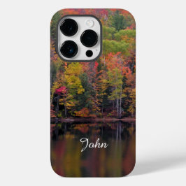Herfst laat Herfst kleur scène telefoon geval vert Case-Mate iPhone 14 Pro Hoesje