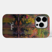 Herfst laat Herfst kleur scène telefoon geval vert Case-Mate iPhone Case (Achterkant (horizontaal))