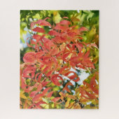 Herfst laat Herfst Kleuren Tree Art Puzzel Legpuzzel (Verticaal)
