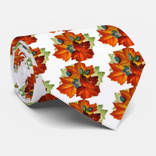  herfst laat Herfst Leaf Stropdas (Opgerold)