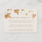 Herfst laat Herfst Vrijgezellenfeest ontvangen Ver Informatiekaartje (Voorkant)