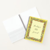  herfst laat kunstjournaal met Jouw naam over Notitieboek (Binnen)