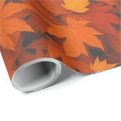 Herfst laat levendige Herfst kleur Cadeaupapier (Rol Hoek)