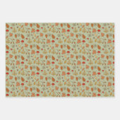 Herfst laat multi kleur inpakpapier vel (Voorkant 3)