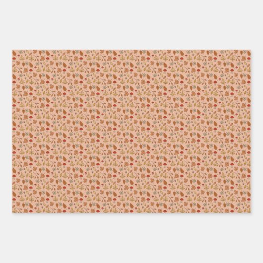 Herfst laat multi kleur inpakpapier vel (Voorkant 2)