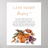Herfst Laat Nacht Luier Poster (Voorkant)