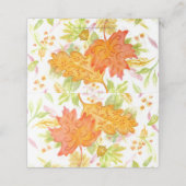 Herfst laat plaats kaarten plaatskaartje (Buitenkant ongevouwen)