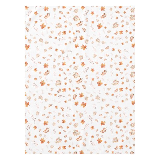 Herfst laat rode bessen wit tafelkleed (Voorkant)