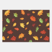 Herfst laat rustieke Herfst achter Inpakpapier Vel (Voorkant 3)