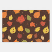 Herfst laat rustieke Herfst achter Inpakpapier Vel (Voorkant)