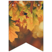 Herfst laat rustieke partij Bunting vlaggen Vlaggetjes (Derde vlag)