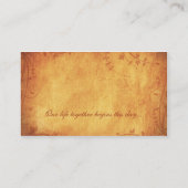 Herfst laat speciale gelegenheid plaats kaarten plaatskaartje (Achterkant)