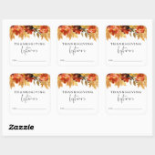 Herfst laat Thanksgiving restjes Sticker (Vel)