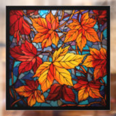 Herfst laat venster vastkleven raamsticker (Vel 2)