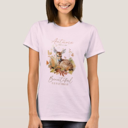 Herfst laat zien  t-shirt (Voorkant)