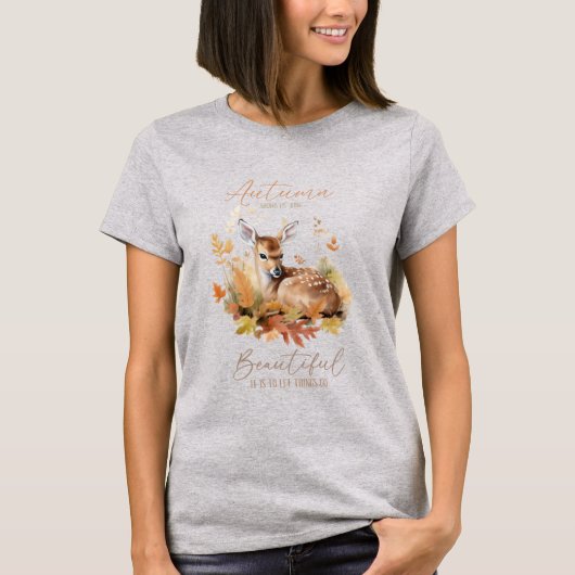 Herfst laat zien t-shirt (Voorkant)