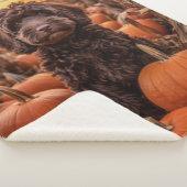 Herfst Labradoodle Sherpa Deken (3/4)