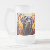 Herfst Labrador Retriever Moderne Hond Puppy Matglas Bierpul (Links)