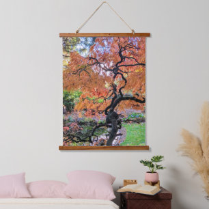 Herfst Laceleaf Japanse Esdoorn Botanisch Hangend Wandkleed