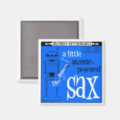 Herfst Lake "ATOMIC SAX" Magneet (Voorkant / Achterkant)