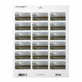 Herfst/Lake Design Adresetiketten Etiket (Full Sheet)