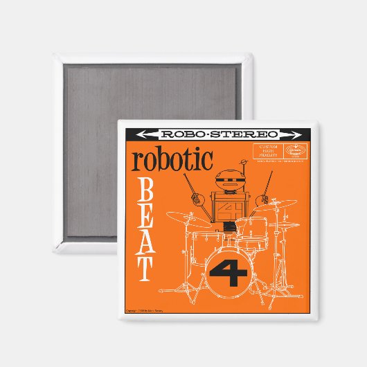 Herfst Lake "ROBOTIC BEAT LP" Magneet (Voorkant / Achterkant)