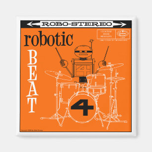Herfst Lake "ROBOTIC BEAT LP" Magneet