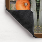 Herfst land pompoen paar Abstract Muismat (Hoek)