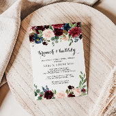 Herfst Landelijke Brunch & Mousserende Bruidsontva Kaart