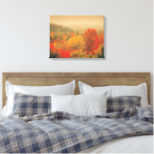 Herfst landscape, New Hampshire, Verenigde Staten Canvas Afdruk (Insitu (Slaapkamer))
