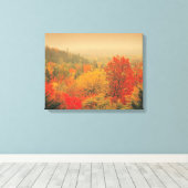 Herfst landscape, New Hampshire, Verenigde Staten Canvas Afdruk (Insitu (Houten vloer))