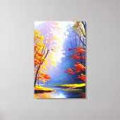 Herfst Landschap Canvas Print (Voorkant)