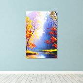 Herfst Landschap Canvas Print (Insitu (Houten vloer))