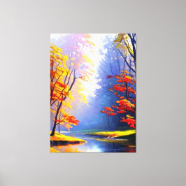 Herfst Landschap Canvas Print