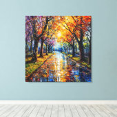 Herfst landschap canvas wanddecoratie cadeau (Insitu (Houten vloer))