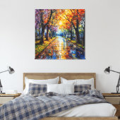Herfst landschap canvas wanddecoratie cadeau (Insitu (Slaapkamer))